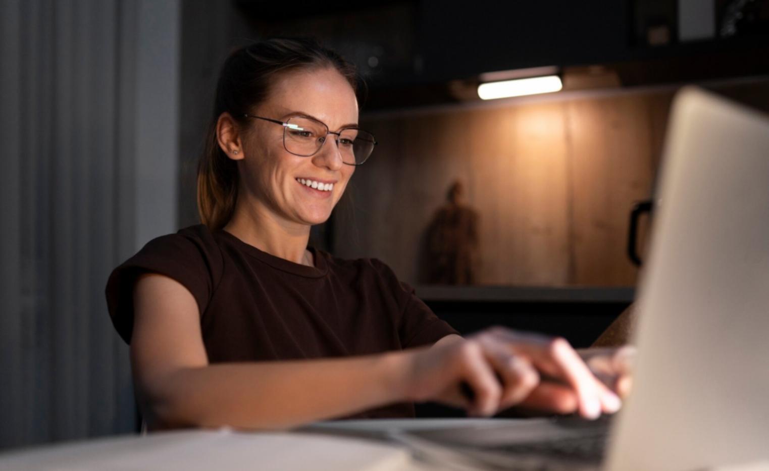 Students working with financial planning software and real expense data